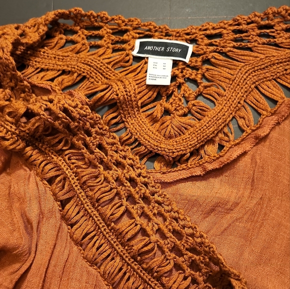 Crochet Pumpkin Cardigan - Picture 3 of 3